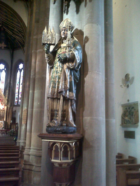 Image result for st chad statue